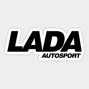 Lada Autosport logo (black) Sticker